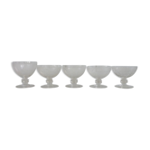 5 coupes à champagne Baccarat France