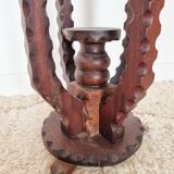Pair of African-style side tables