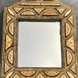 Small handcrafted Berber-style mirror