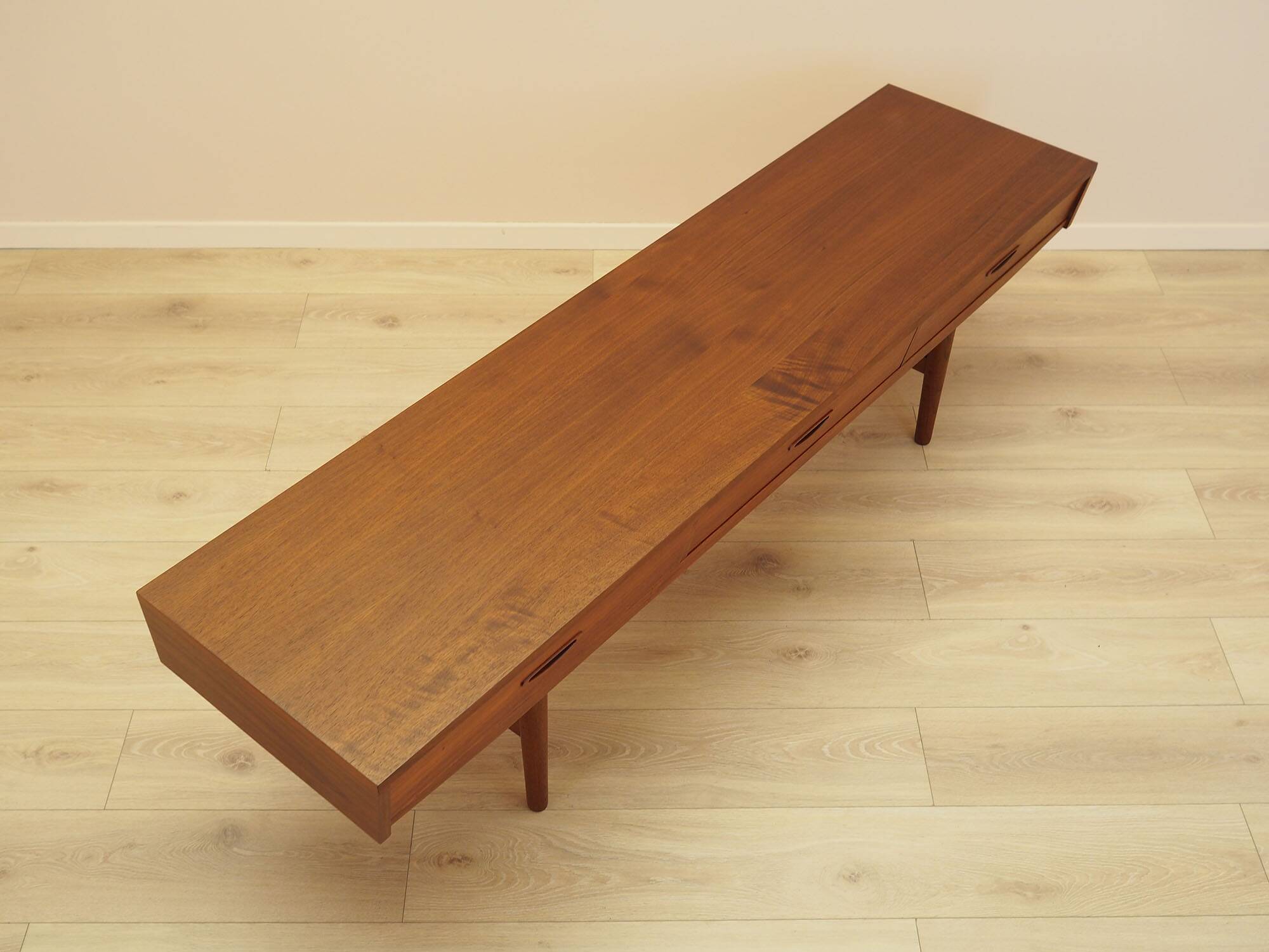 Teak lowboard, Danish design, 1960s, made in Denmark
