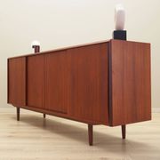 Enfilade en teck, design danois, années 1960, designer : E.W. Bach