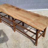 Farmhouse bench-table with a natural feel
