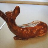 Ancienne sculpture daim en céramique