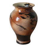 Signed ceramic vase