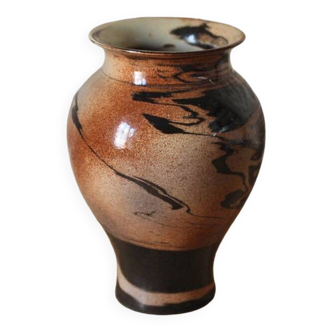 Signed ceramic vase