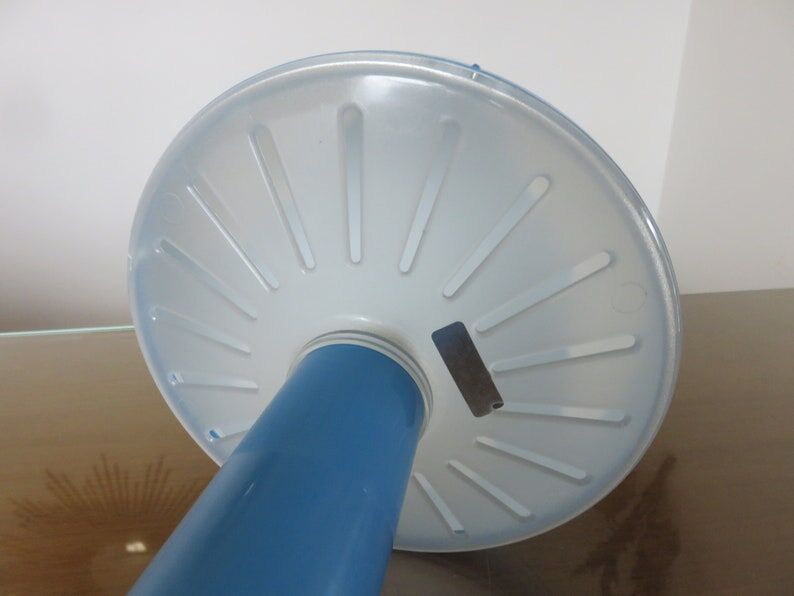 Pair of ikea skojig blue cloud lamps 90s