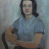 Portrait of a woman from the 60s