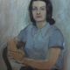 Portrait of a woman from the 60s