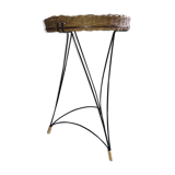 Rattan and metal harness 50s