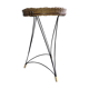 Rattan and metal harness 50s