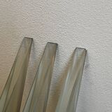 Pair of Hollywood Regency wall lights, bases & reflectors in gilded brass