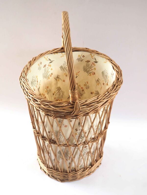 Corbeille panier en rotin