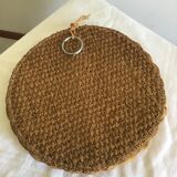 Handcrafted rope mirror 33cm