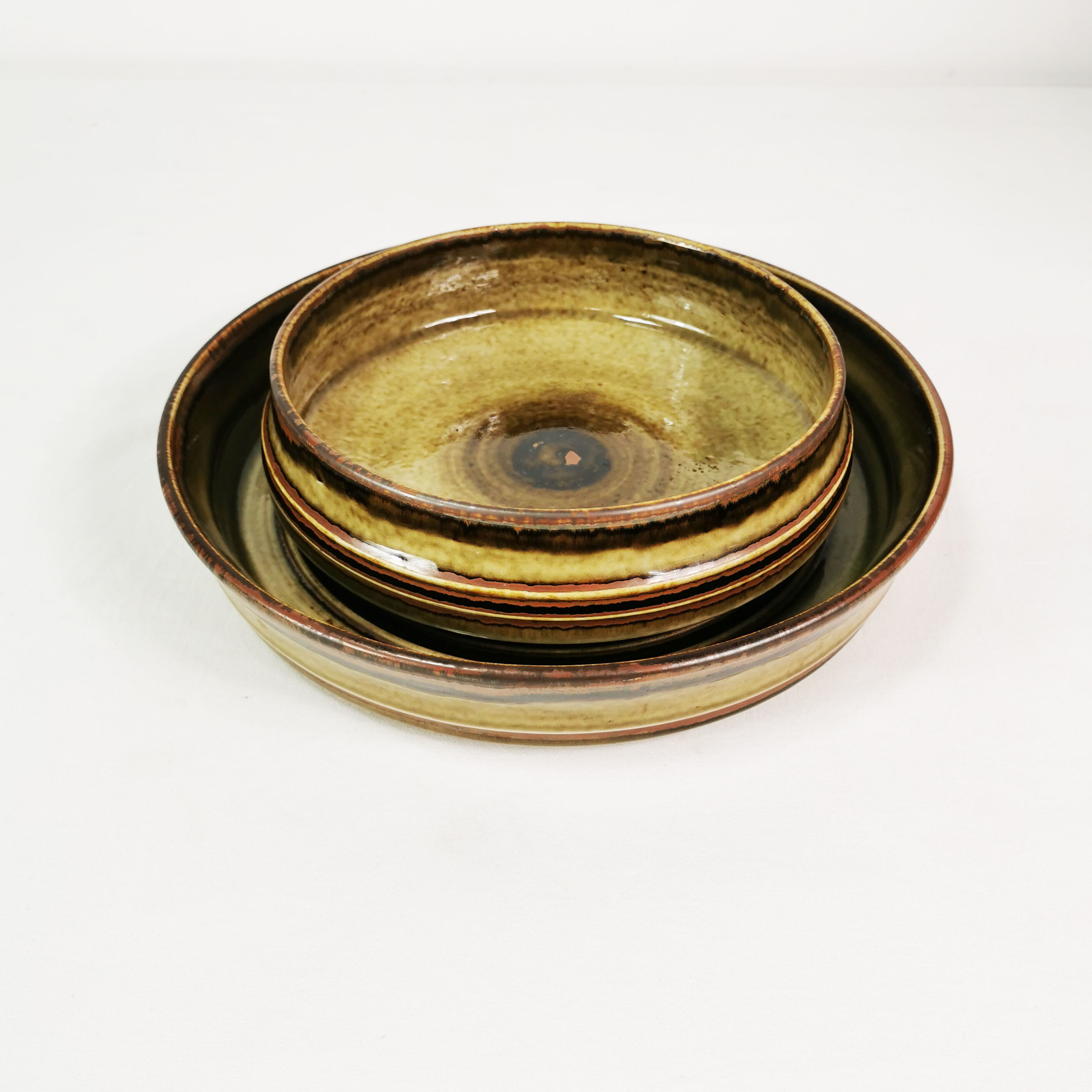 Ceramic bowls, Rostrand, Sweden, 1960s