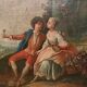 Louis XV style trumeau in carved wood 19th century