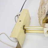 1970s Pair of Two Wall Lamps with Glass Shades, Czechoslovakia