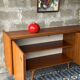 Vintage Scandinavian teak sideboard, 1970.