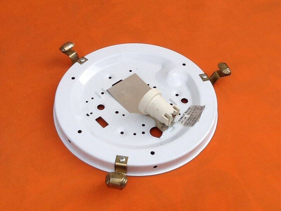 Wall lamp / ceiling lamp satin curved glass cover with marbled green effect