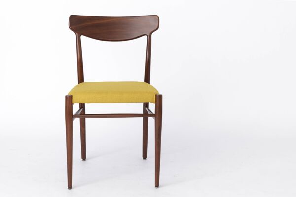 Chaise de bureau en teck du milieu du siècle par Lübke, Allemagne, années 1970 – Chaise de bureau vintage