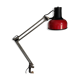 Vintage 1970 Lival P12 architect lamp Finland red steel - 65 cm