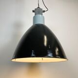 Large Industrial Enamel Factory Pendant Lamp from Elektrosvit, 1960s