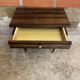Antique Nightstand with Drawer, Macassar Wood, Mid 20th Century, Vintage