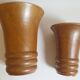 Pair of sandstone vases 60s
