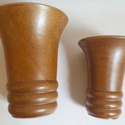 Pair of sandstone vases 60s