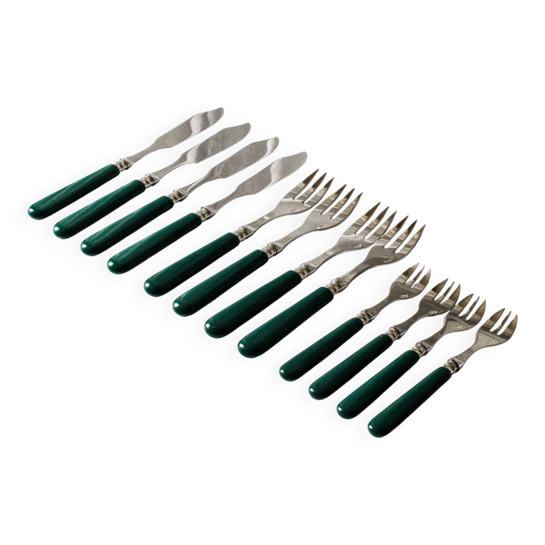 Set de 12 couverts à poisson Scof