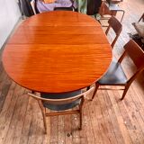 Round table by Marcel Gascoin for Alvéole, 1950
