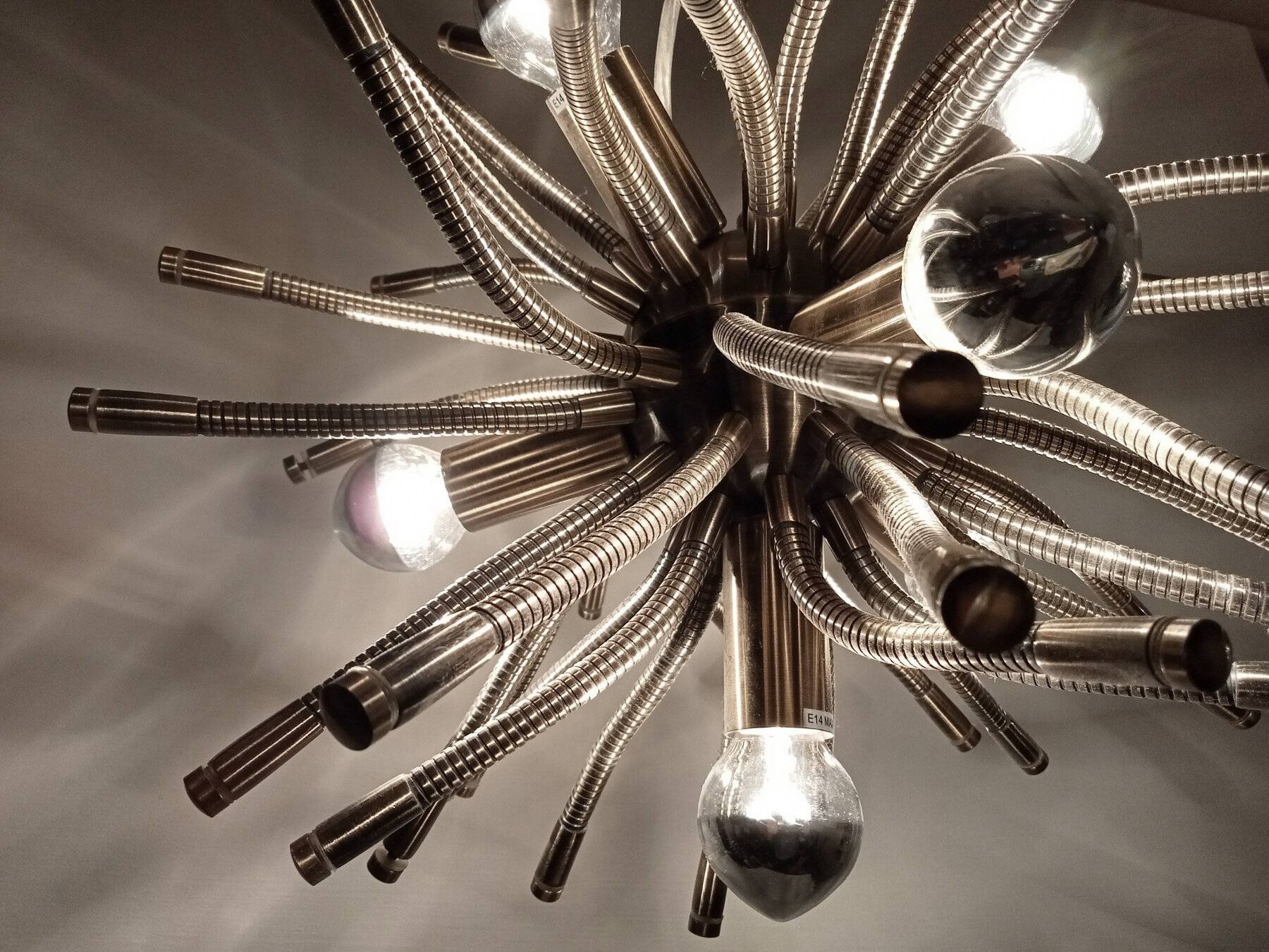 Vintage Pendant Lamp • Sputnik • Post Space Age • 1980
