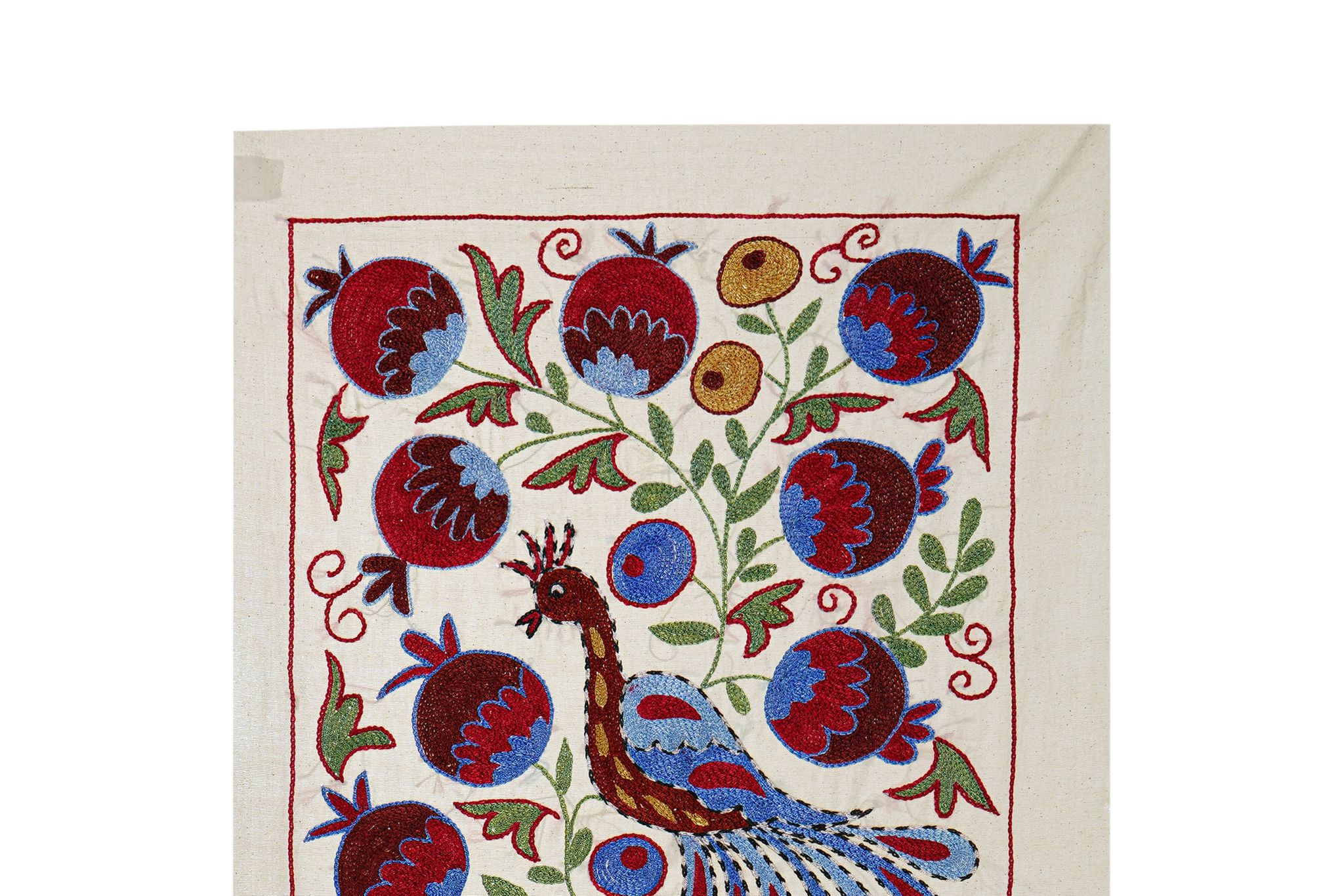 Tapis turc vintage noué à la main 50x92cm