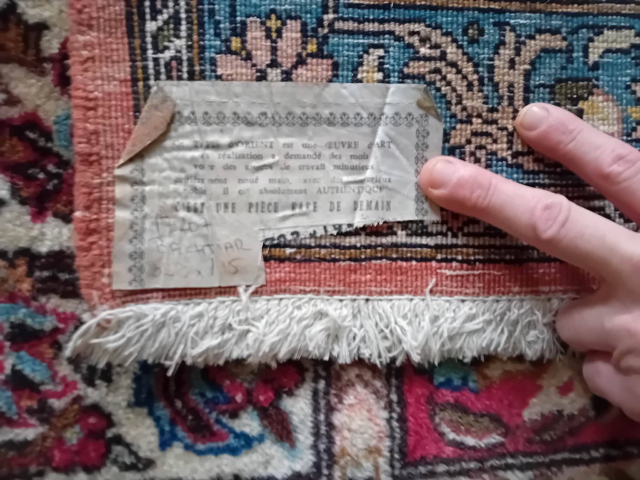 Handmade Bachtiar Persian rug 323x195cm