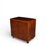 Scandinavian bar on wheels by Illum Wikkelsø for CFC Silkeborg