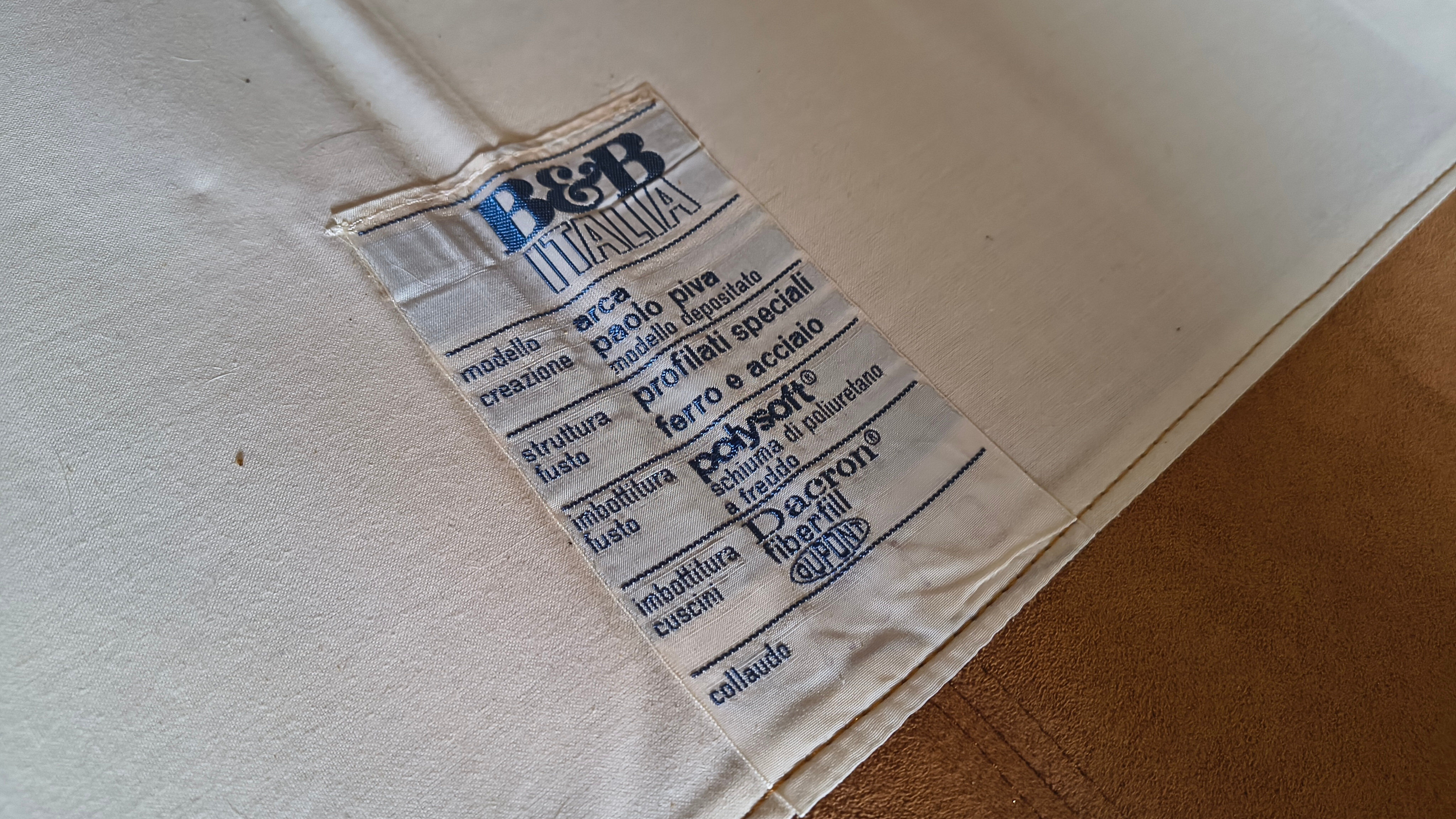 Arca sofa set by Paolo Piva for B&B Italia, 1980s