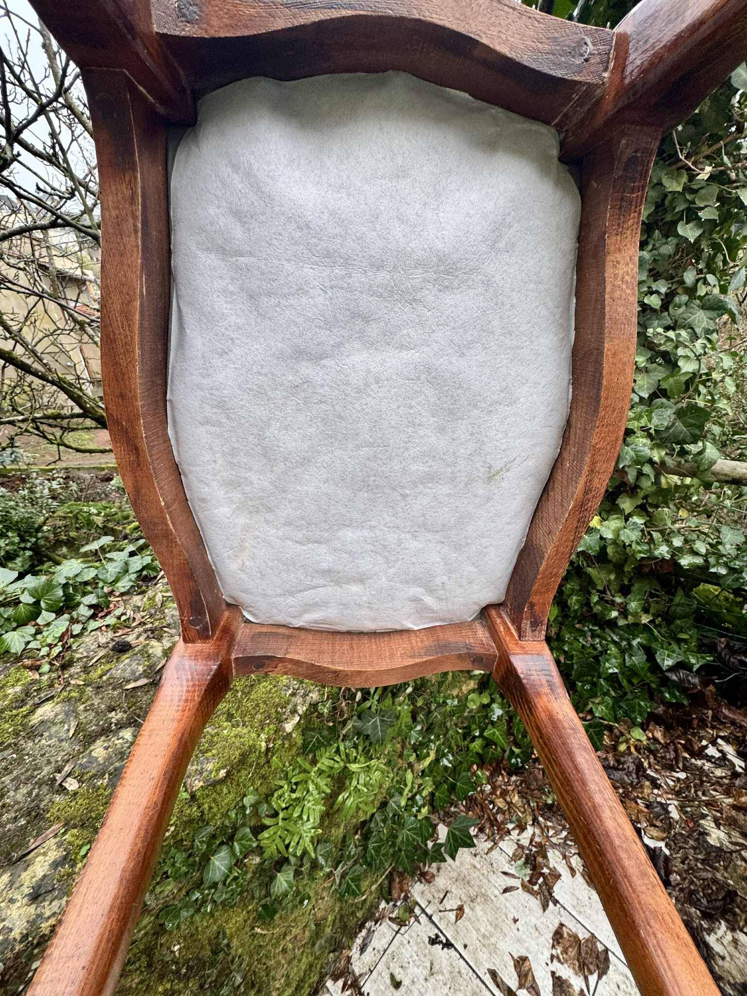 Large antique footrest in the Louis XV style.