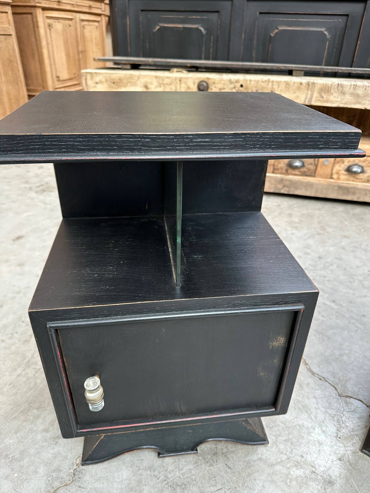Pair of 1940s bedside tables