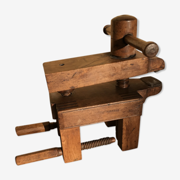 Ancien serre joint en bois massif