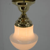 Art nouveau flush mount, 1910s, restored