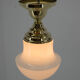 Art nouveau flush mount, 1910s, restored