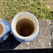 Fireplace set of vases in earthenware Montigny sur Loing