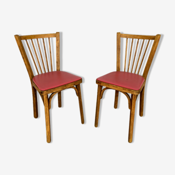 Pair of baumann bistro chairs