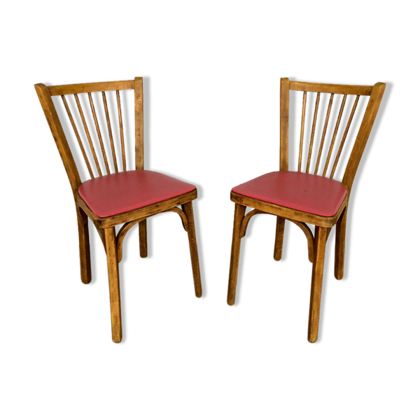 Paire de chaises baumann