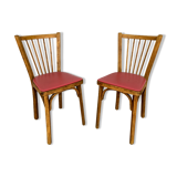 Pair of baumann bistro chairs