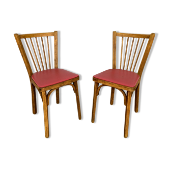 Pair of baumann bistro chairs