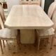 Vintage 180cm travertine dining table