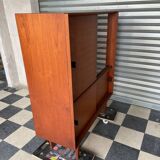 Scandinavian design teak showcase buffet