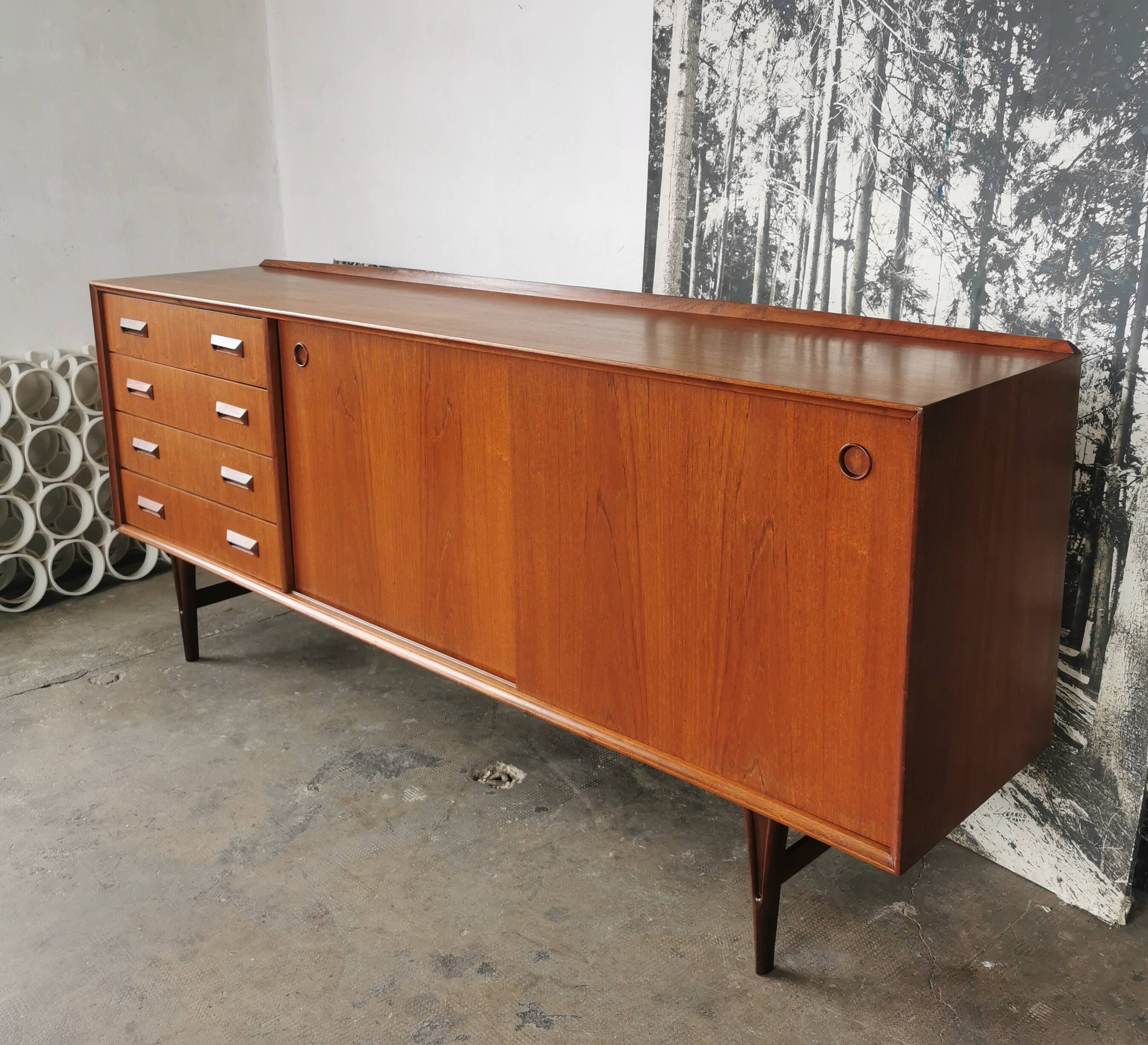 Scandinavian teak sideboard