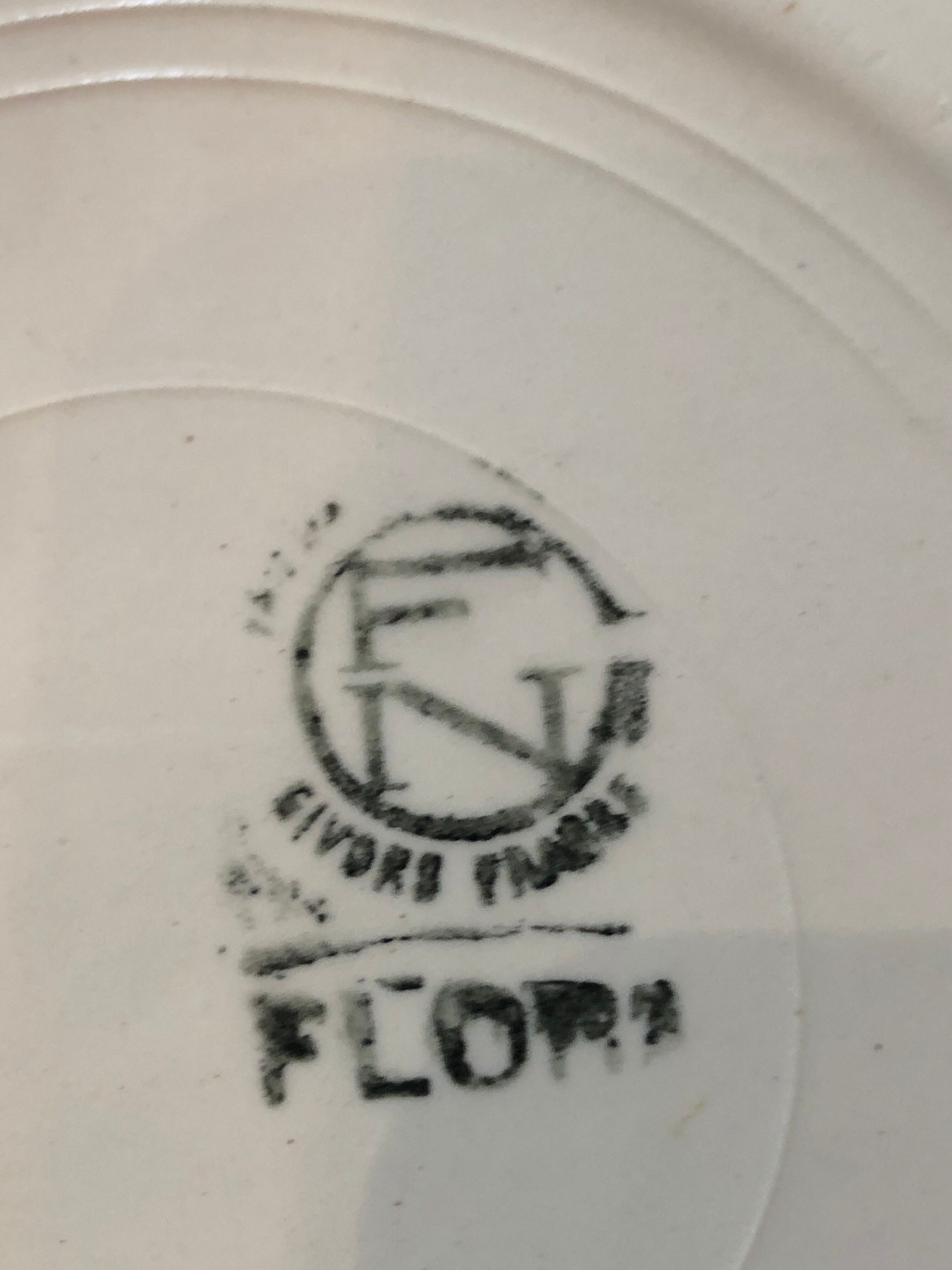 6 plates Faiencerie Nouvelle Givors