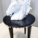 Table basse en hêtre noirci par Roberto Ventura, Italie, années 2000